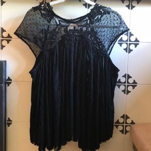 Free People lacy blouse.